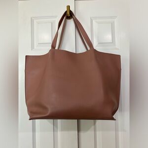 No Name Blush Pink Faux Leather Tote Medium Sized